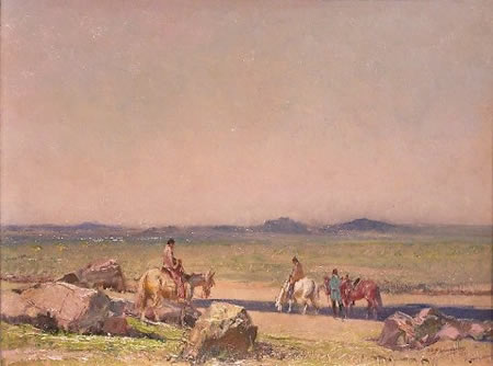 Oscar E. Bernighaus Painting